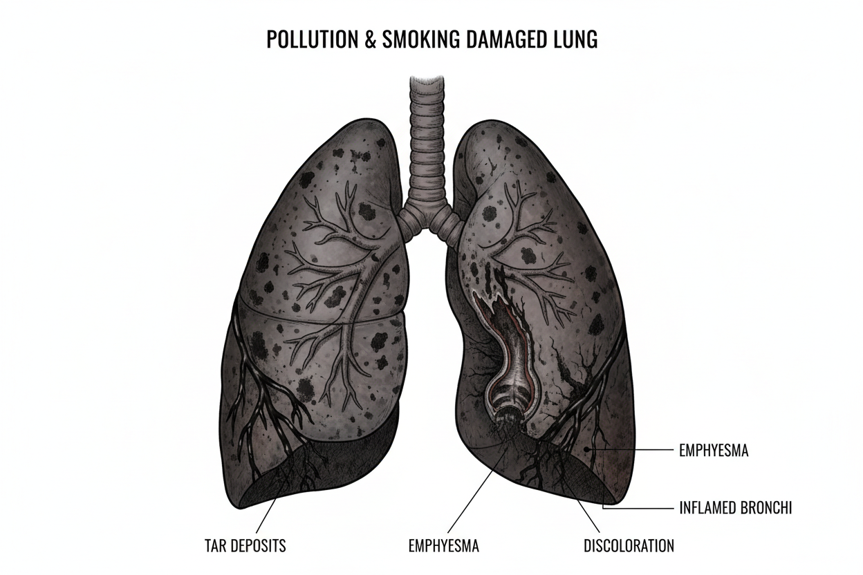 a dirty lung